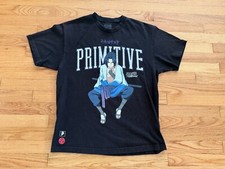 Naruto Shippuden Primitive Black T-Shirt Size Large Very Good Condition picture