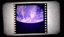 VINTAGE NASA APOLLO 17 70MM FILM CUTOUT  AS17-148-22671 picture