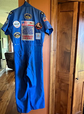 Vintage 1980s jumpsuit with Confederate Air Force patches men’s medium Minnesota picture