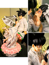 Dragon Ball DBZ Goku ChiChi Wedding Figure 32cm 1/6 scale Anime Gift - DamageBox picture