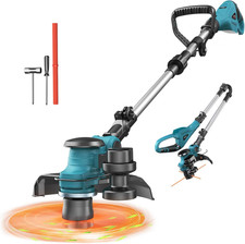 Cordless String Trimmer Compatible with Makita 18V (Tool Only),  12” 3-In-1 Weed picture