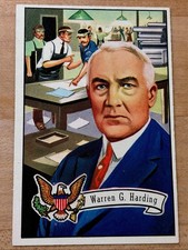 1956 Topps US Presidents Set-Break # 31 Warren G. Harding NM picture
