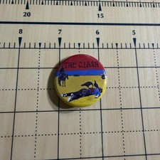 The Clash - 1.25” Button Pin | Give ‘Em Enough Rope | Punk Rock Pinback Badge picture