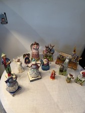 Jim Shore Heartwood Creek Lot of 13 Figurines Christmas Cats Angels Rabbits picture