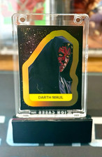 2025 Topps Meiyo Star Wars Darth Maul Chrome Sticker 05/50 picture