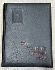 1937 Rutgers University Yearbook • SCARLET LETTER • HARDCOVER Annual College VTG picture