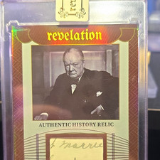 2025 Eternal Revelation Winston Churchill Revelation Relic 49/99 picture