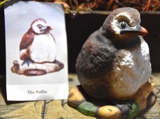BOEHM PORCELAIN THE PUFFIN BIRD FIGURINE EXCELLENT CONDITION picture