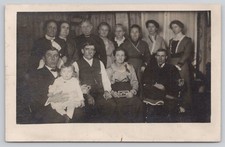 RPPC Group of People Vintage Postcard picture