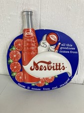 Vintage Nesbitt's Orange Soda Plastic 3D Advertising Sign 1950s Rare picture