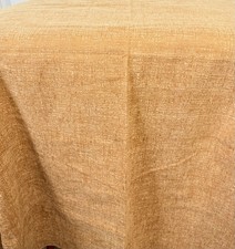 Vintage 60s 70s MCM Goldenrod Nubby Texture Upholstery Fabric~4 Yards picture