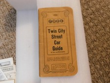 1901 Twin City Street Car Guide  St. Paul & Minneapolis Guide Booklet D Rameley picture