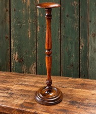 Vintage Wood hat stand table top display general store Primitive Antique Tall picture
