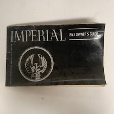 Imperial 1963 Owners Guide - Quality Engineered By Chrysler Corp  picture