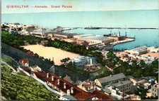 Gibraltar - Alameda Grand Parade & Harbor Area Vintage Postcard TP11-6 picture