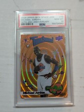 2026 UD SPACE JAM 30TH ANNIVERSARY ANNIVERSARY #10 MICHAEL JORDAN 20/96 PSA 10 picture
