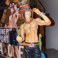 One Piece Figure - Portgas D. Ace Bandai Statue - Anime 20th Anniversary  picture