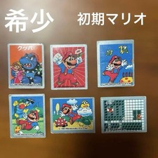 Super Mario Vintage Japanese Menko Card 1985 Japan picture
