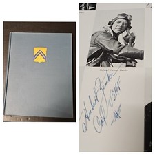 1948 56th Fighter Group WWII Unit History Signed Col Hubert Zemke P-47 1st Ed picture