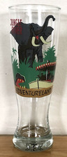 VINTAGE RARE HTF DISNEY PARKS ADVENTURELAND JUNGLE RIVER PILSNER GLASS MADE USA picture