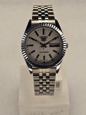 Vintage Seiko 5 Automatic Men's Wrist Watch, Day,Date Stainless steel band picture