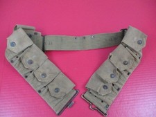 WWI US Army M1914 Cartridge Belt w/Eagle Snaps - Mills 1916 - Springfield Rifle picture