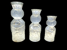 Vtg Rosenthal Bjorn Wiinblad THREE WISE MEN Glass Candle Holder Set of 3 - MINT picture