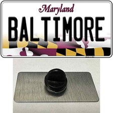 Baltimore Maryland Novelty Metal Hat Pin 1.5