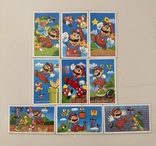 Mario 1985 Amada Nintendo Famicom 9 Menko Card Reseller Collector Dealer Lot picture
