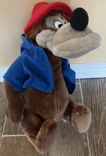 Vtg 80’s Disney Disneyland Splash Mountain Br’er Bear Brer Plush 18” Toy Doll picture