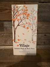 Department 56, Village, Autumn & Birch Trees, Set of 4, No. 52655, In Box picture