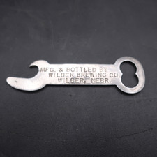 Antique Wilber Brewing Co. Silitel Beer Bottle Opener Nebraska Pre Pro RARE picture