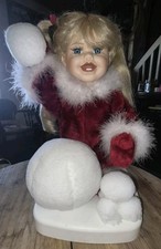 Rare Santa's Best Animated Ceramic Doll 