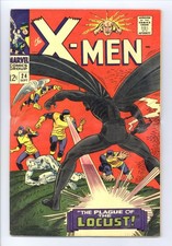 X-Men 24 (VG-) ORIGIN/1st LOCUST Cyclops IceMan AngelBeast Marvel Girl 1966 n433 picture