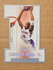 2001-02 FLEER MARQUEE VINCE CARTER DIE CUT INSERT WERE NO. 1 RARE SSP CASE HIT picture