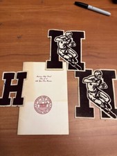 Vintage Harrison New York High School Football Letters and Reunion Book picture