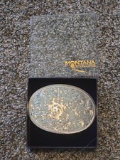new Montana Silversmiths Belt Buckle Western Floral picture