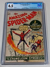 Amazing Spider-Man #1. Graded 4.5. Signed by Stan Lee picture