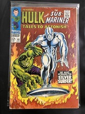 Tales To Astonish #93 VG Silver Surfer Vs Incredible Hulk Marvel 1967 picture