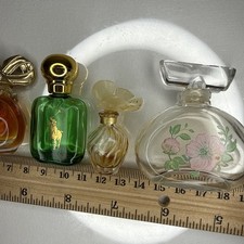 Lot of 11 Vintage Miniature Perfume Bottles - Lalique Collection  Ralph Lauren picture
