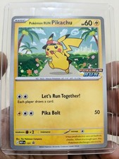 Pokemon Run Pikachu MEP 131 Stamped Asia Exclusive 30th Anniv Promo UNSEALED picture