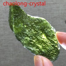 71Ct Moldavite Genuine Raw Meteorite From Czech Republic PICcertificate picture
