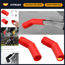 DXNQ 2PCS Motorcycle Rubber Gear Shift Lever Shoe Protector, Universal Anti Slip picture