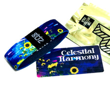ZOX **CELESTIAL HARMONY** Silver Strap Medium MYS Wristband w/Card picture