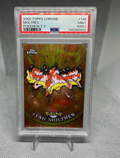 Topps Pokemon PSA 9 2000 Topps Chrome TV #146 Moltres Graded Card MISCUT picture