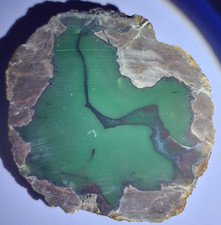2.9 lbs (1.3 kg) Fluorescent Agate Pair, UV Reactive Rocks, Fluorescent Stone picture