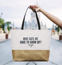 Kate Spade Disney “Who Says We Have To Grow Up?” Tote NWT picture