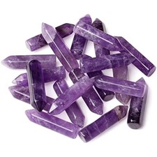 20pcs Amethyst Natural Healing Crystals Stones Polished Tumbled Gemstones Bulk picture