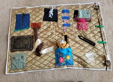 OUTSTANDING GEE'S BEND QUILT 3D SIGNED Loretta Pettway Handsewn Alabama rare 1 picture