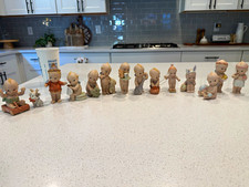 Beautiful lot of 14 vintage Rose O’Neill Kewpie figurines by Jesco from the 1990 picture